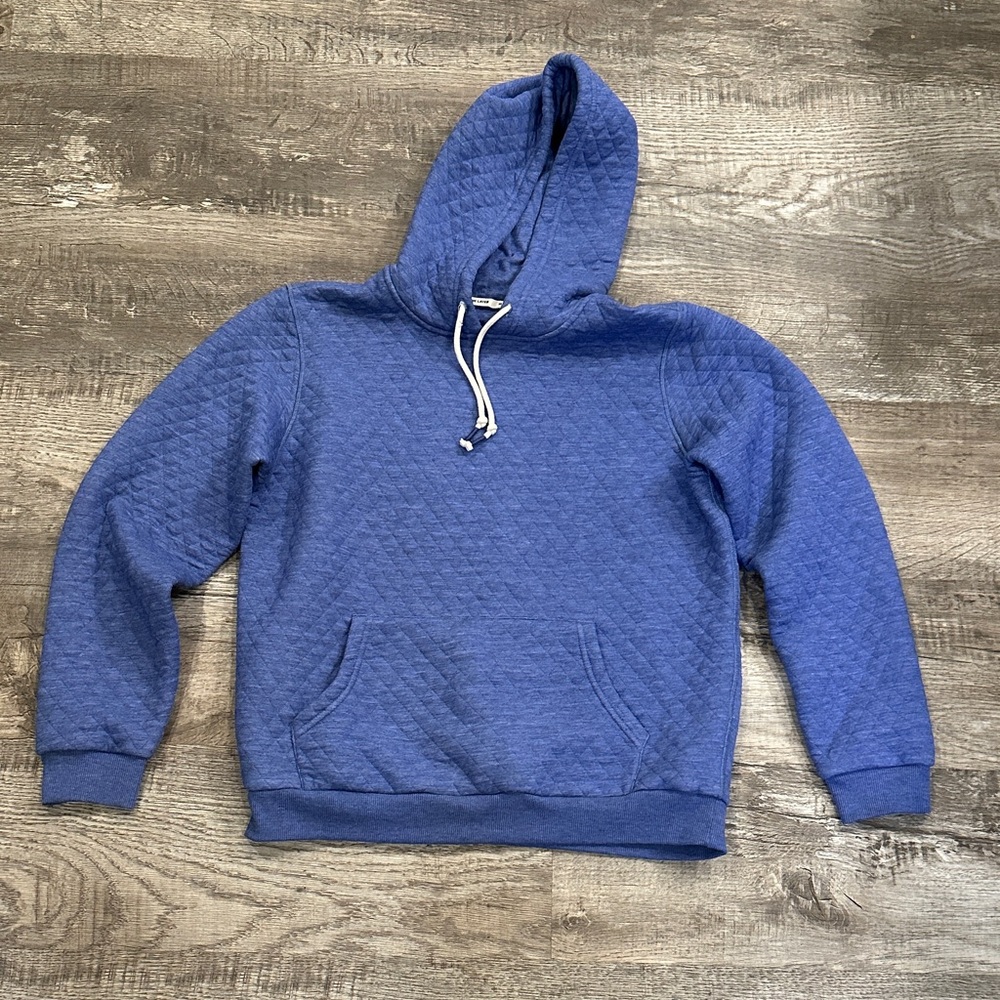 Marine Layer Women’s Medium Corbet‎ Quilted Blue Hoodie